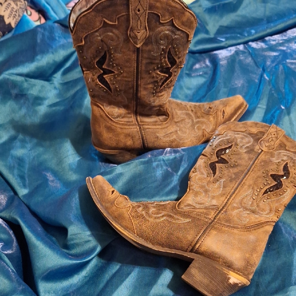 Brown Western Cowboy Boots